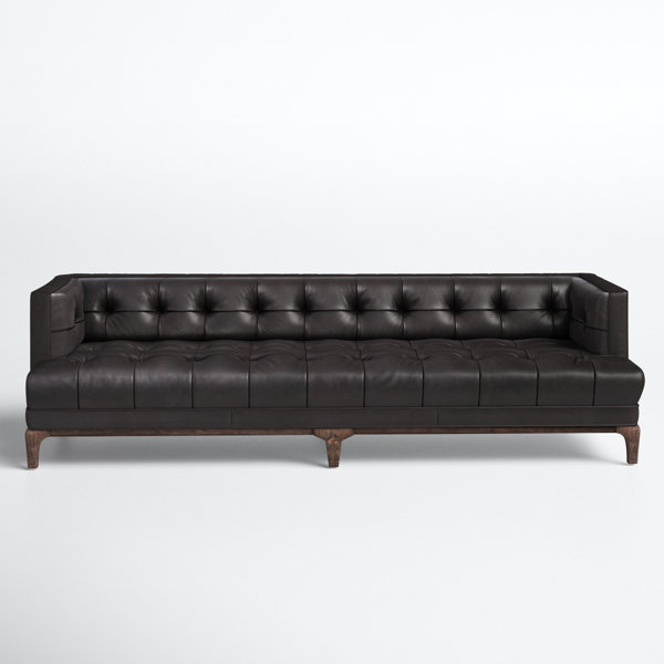 Joss & Main Oden 91.25'' Leather Sofa & Reviews Wayfair